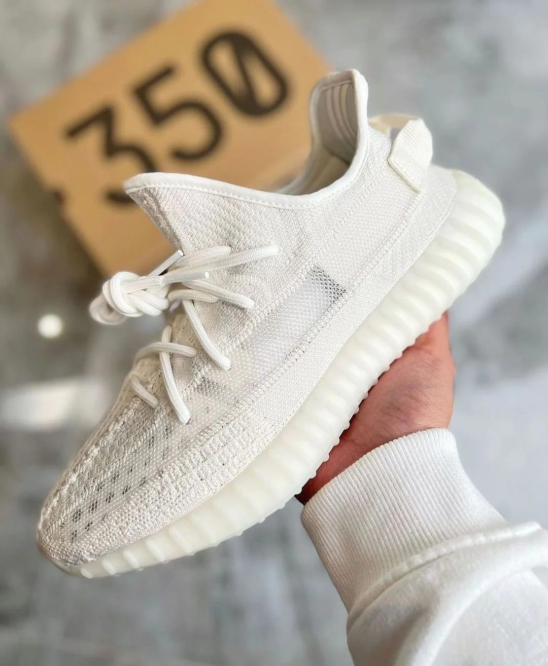 adidas Yeezy Boost 350 V2 Bone White - Image 2