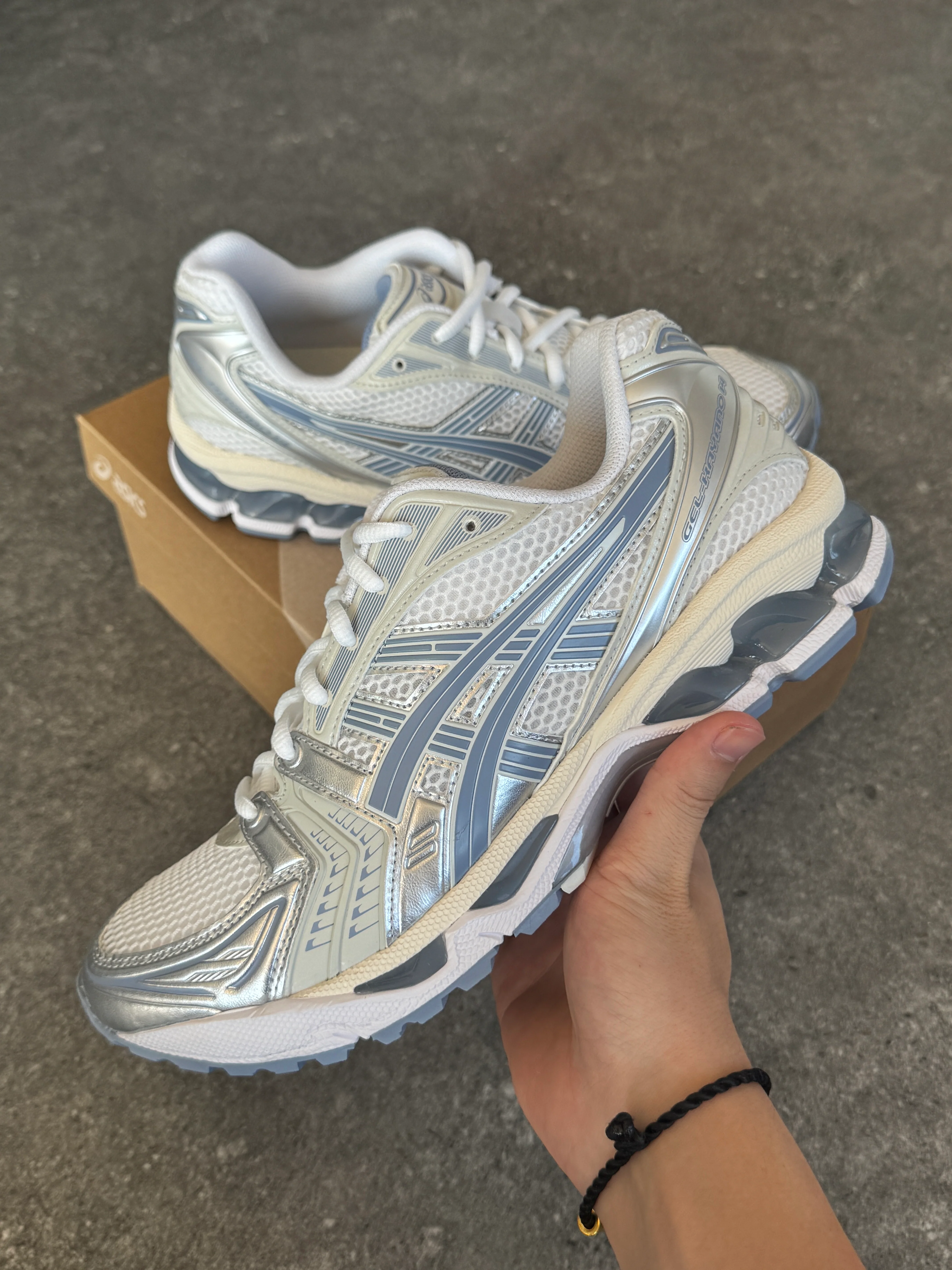 ASICS Gel-Kayano 14 White Light Navy - Image 2