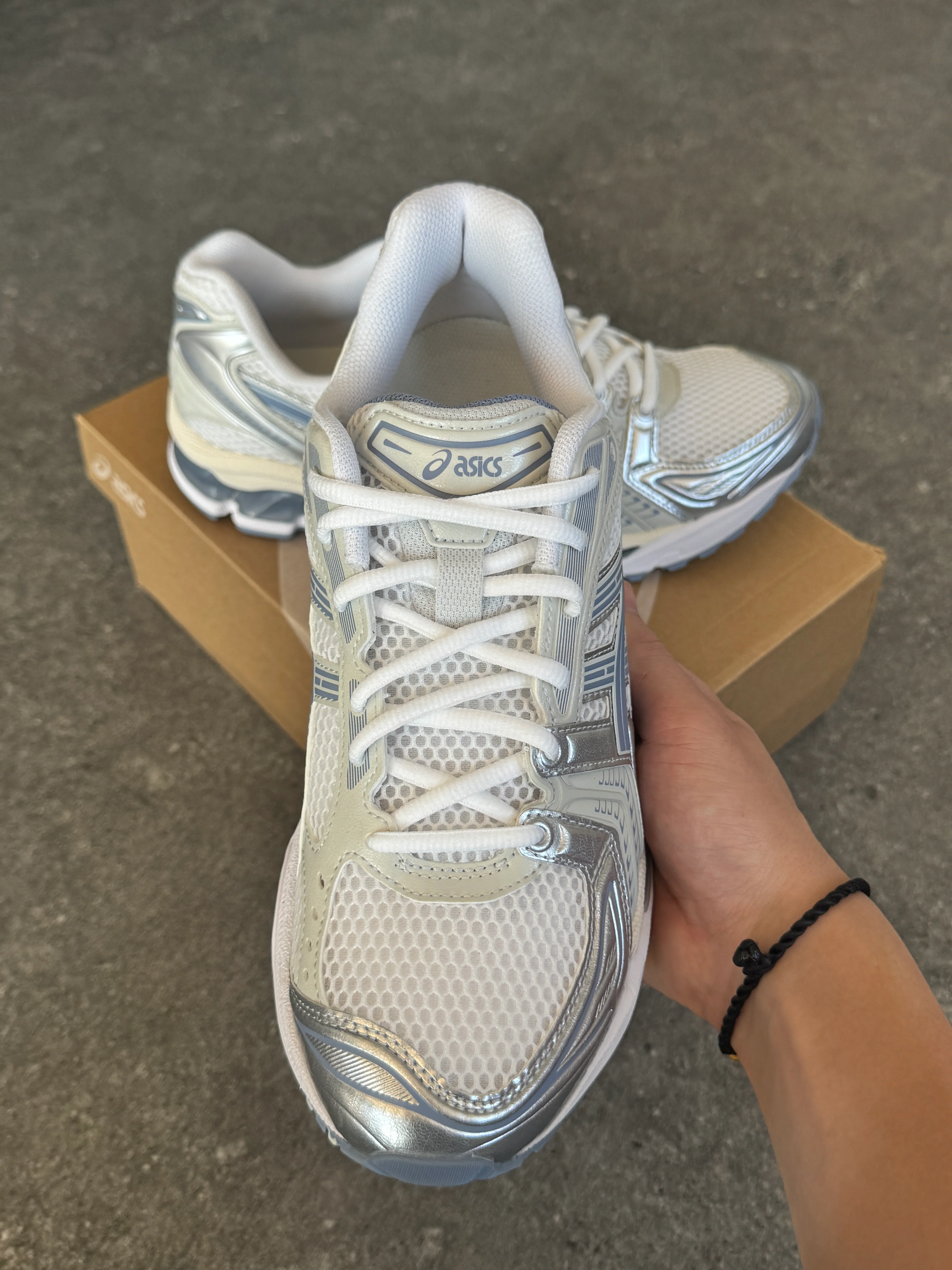 ASICS Gel-Kayano 14 White Light Navy - Image 4