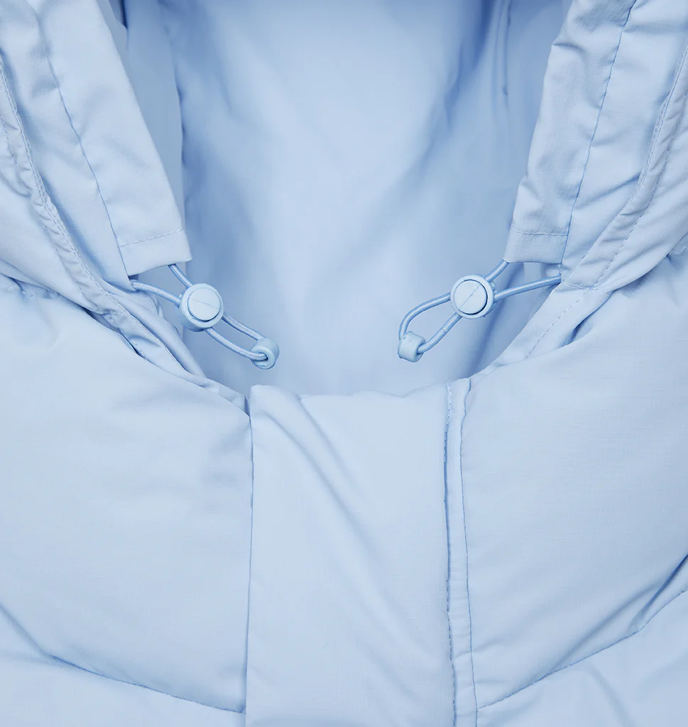 Decoded Hooded Puffer 2.0 - Ice Blue - Image 9