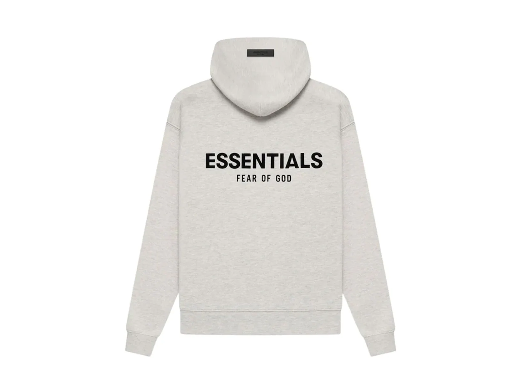 FEAR OF GOD ESSENTIALS HOODIE LIGHT OATMEAL SS22 - Image 2