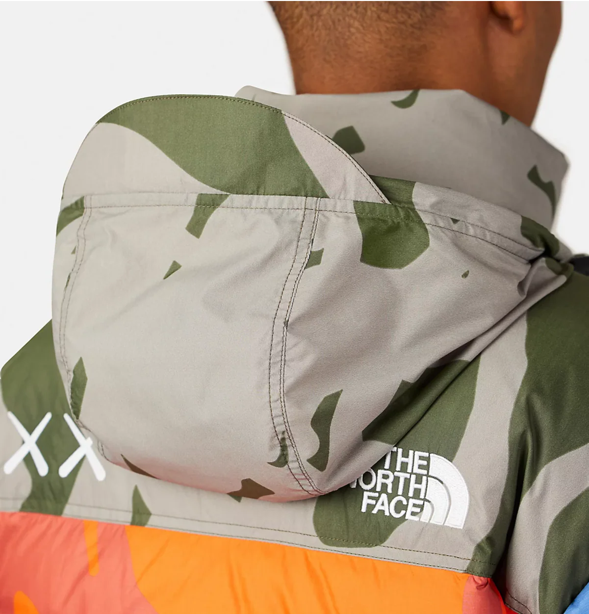 KAWS x The North Face Retro 1996 Nupste Jacket Moonlight Ivory - Image 3