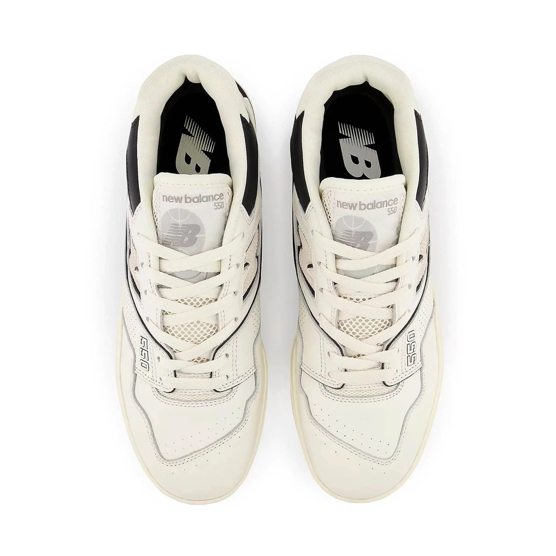 New Balance 550 Cream Black - Image 4