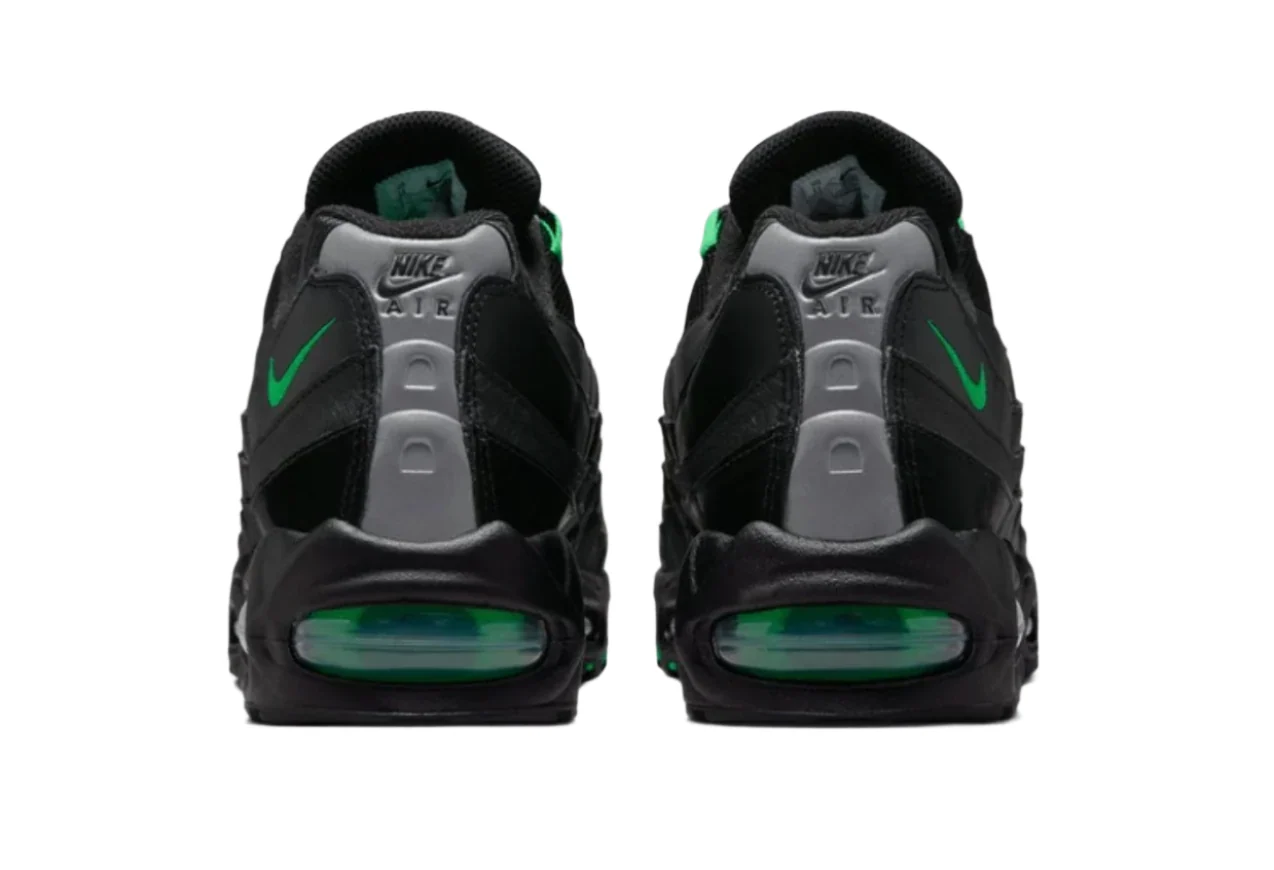Nike Air Max 95 OG Big Bubble Black Green Shock - Image 4