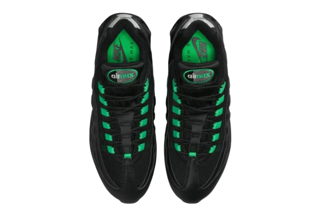Nike Air Max 95 OG Big Bubble Black Green Shock - Image 5