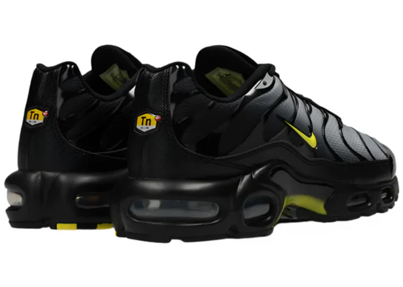 Nike Air Max Plus Tuned 1 Black Opti Yellow 'Wasp' - Image 3