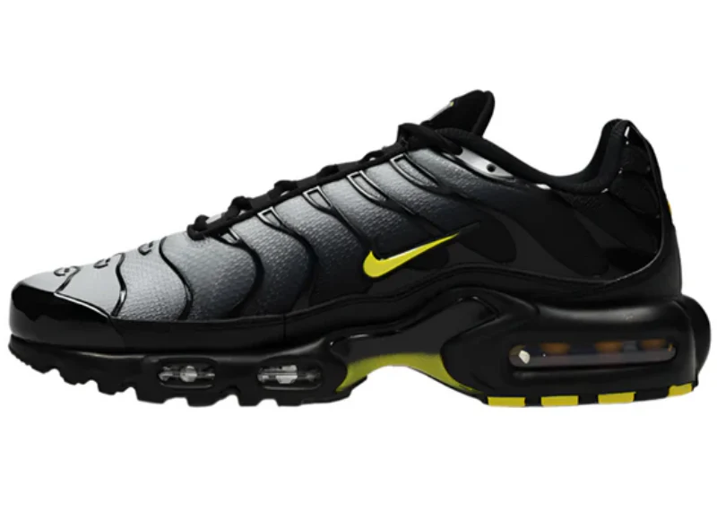 Nike Air Max Plus Tuned 1 Black Opti Yellow 'Wasp' - Image 4