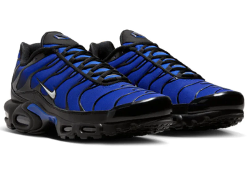 Nike Air Max Plus Tuned Premium Black Racer Blue - Image 2
