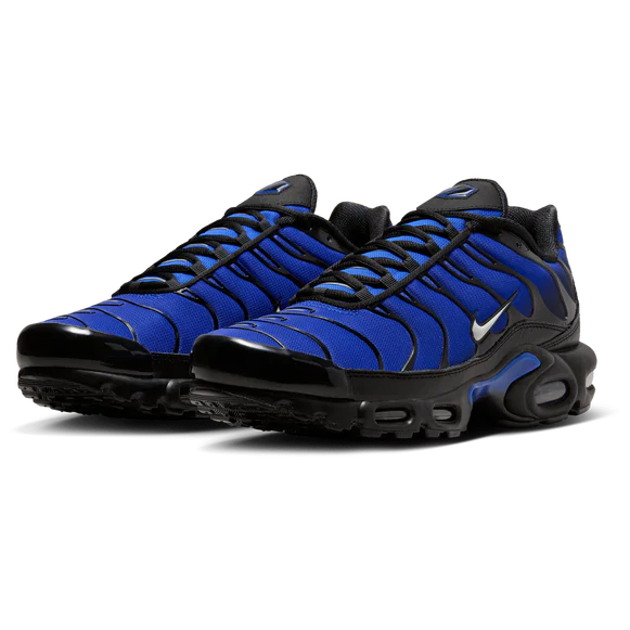 Nike Air Max Plus Tuned Premium Black Racer Blue - Image 3