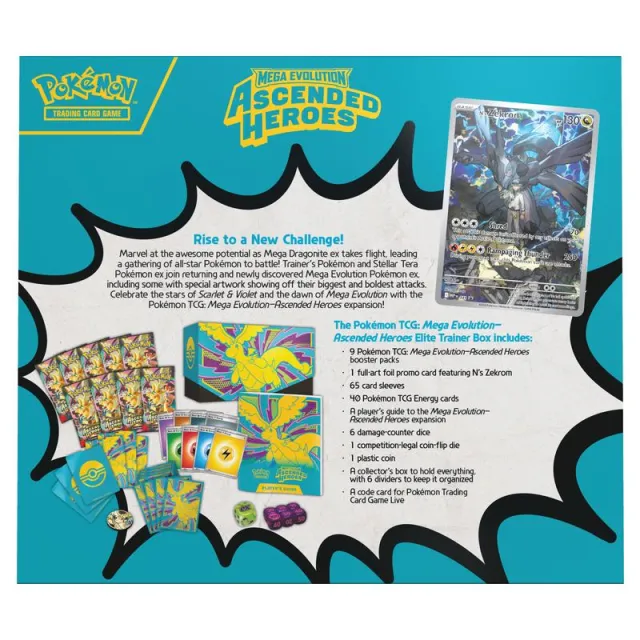 Pokemon Mega Evolution Ascended Heroes Elite Trainer Box - Image 8